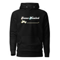 Black hoodie with 'Jesus Healed My ___' text 