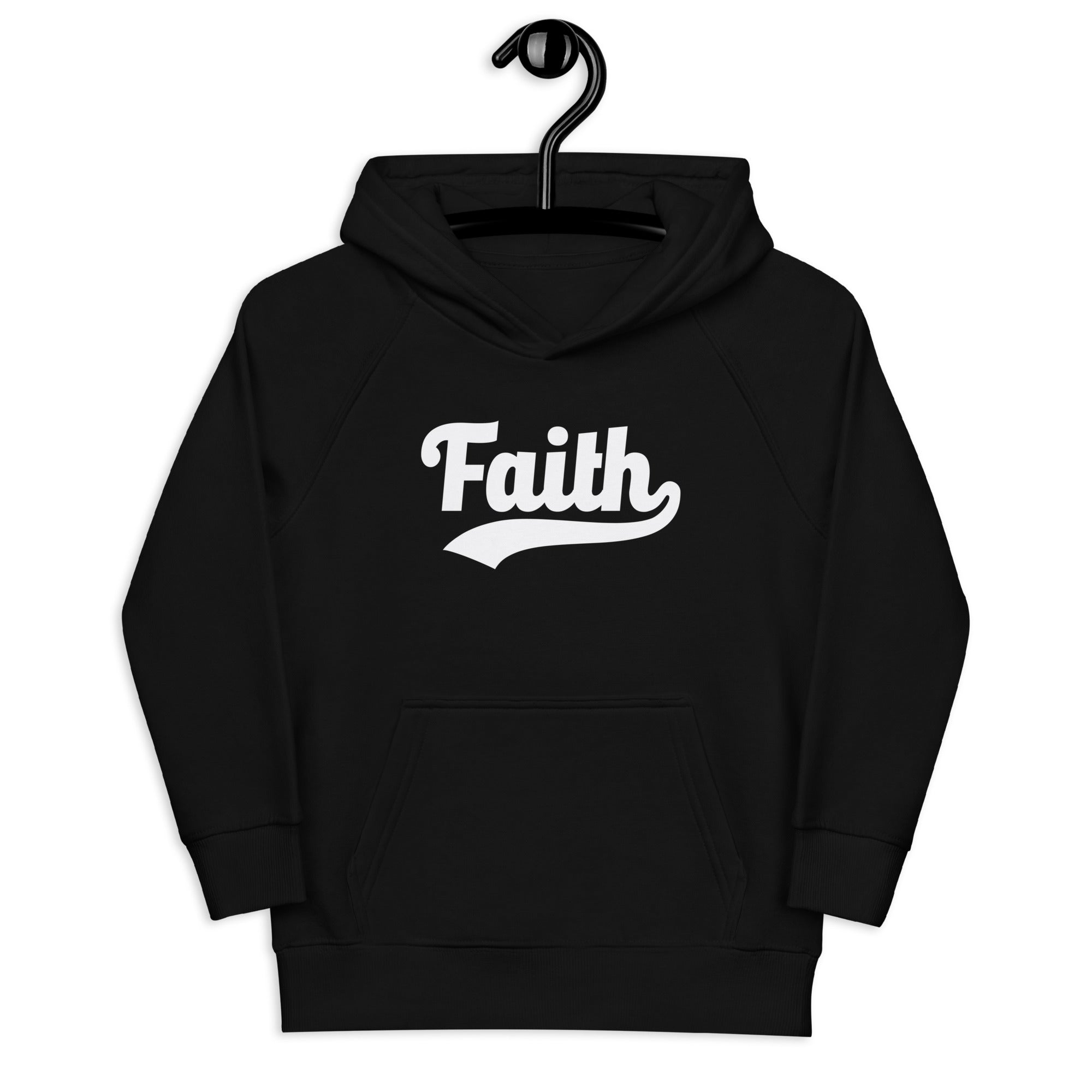 Kids faith hoodie black