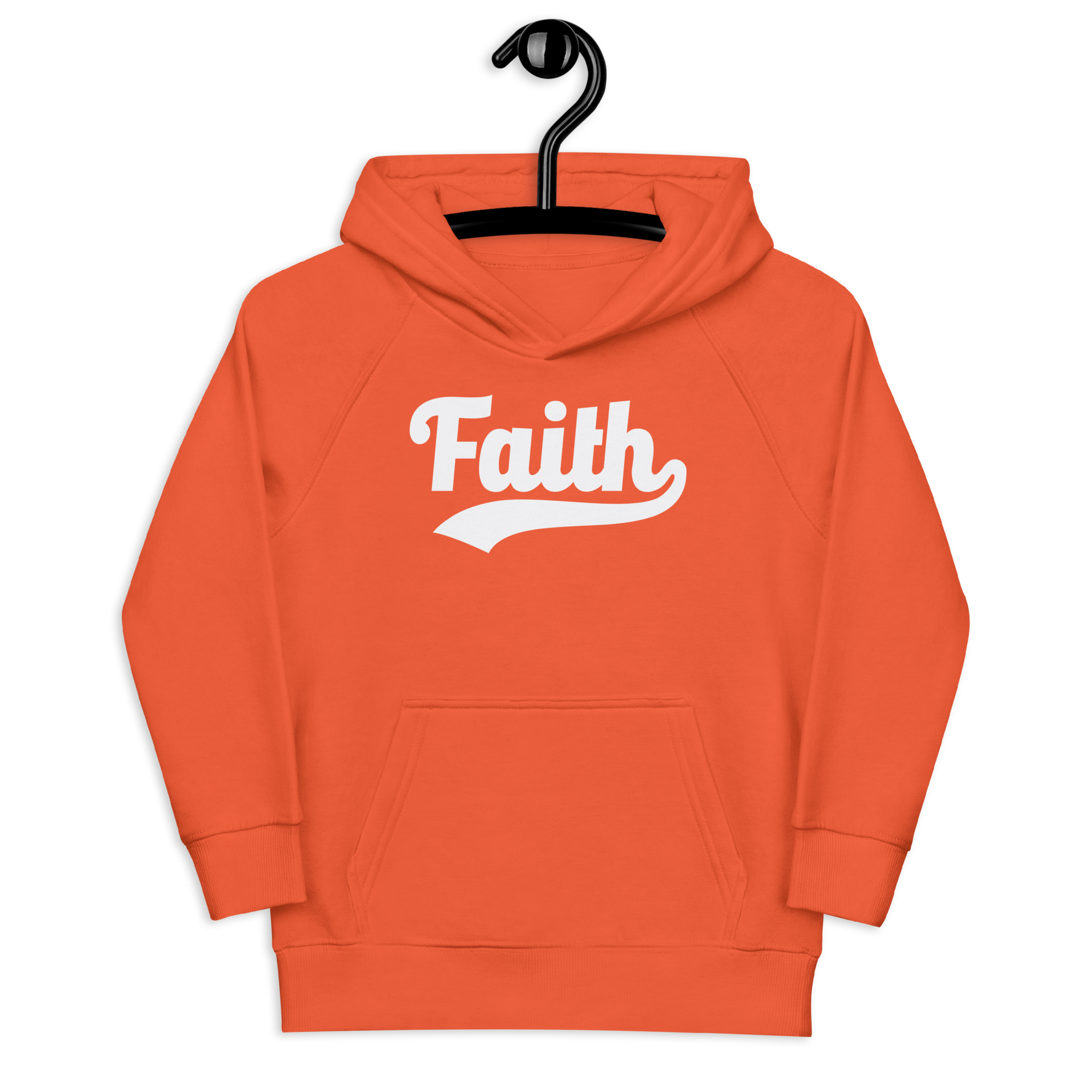 Kids Faith Hoodie - Orange